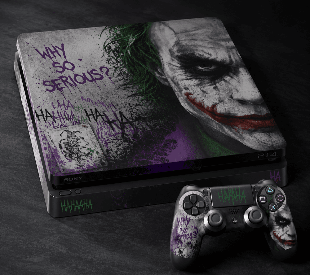 PS4 slim (customisé Joker)